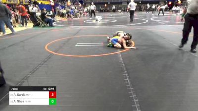 75 lbs Round Of 64 - Andrew Sardo, Methacton vs Andrew Shea, Franklin Regional