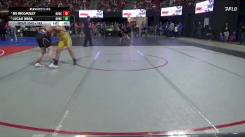 143 lbs Round 2 - Lucas Drga, Miles City Wrestling Club vs Bo McCauley, Bozeman Wrestling Club