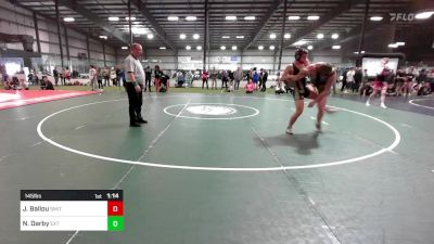 145 lbs Semifinal - Jason Ballou, Smittys Barn vs Nick Darby, Exeter