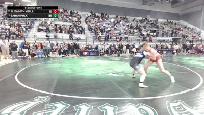 U17 Women - 73 lbs Quarters - Elizabeth Yelle, TX vs Sarah Pulk, MN