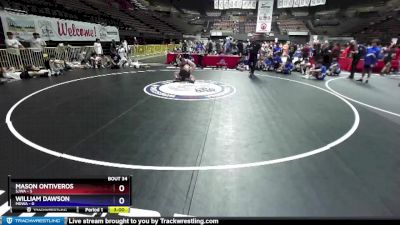 182 lbs Placement Matches (16 Team) - Mason Ontiveros, SJWA vs William Dawson, MDWA