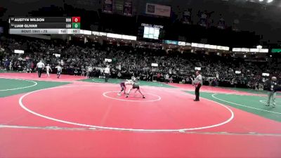 75 lbs Cons. Round 5 - Liam Glivar, LONA vs Austyn Wilson, DONA
