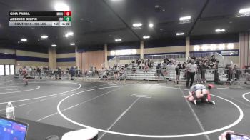 130 lbs Round Of 32 - Gina Parra, Manu Wr Ac vs Addison Delfin, Revival School Of Wrestling