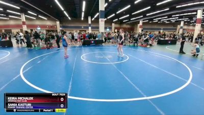 130 lbs Champ. Round 1 - Keira Michalek, Spartan Mat Club vs Sania Kasturi, Power Training Center