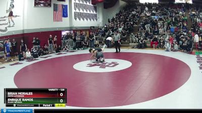 126 lbs Cons. Round 1 - Enrique Ramos, SLAM! NEVADA vs Brian Morales, Faith Lutheran