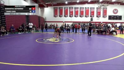 103 lbs Champ. Round 1 - Darci Chiu, Cerritos College vs Samantha Gutierrez, Sacramento City College