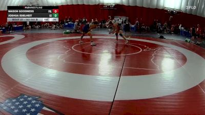 141-141 B Round 2 - Mason Goodness, Pulaski vs Joshua Edelheit, Glenbrook South