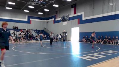 132 lbs Round 3 (3 Team) - Cayden Campbell, Allen vs Mathew Schmitt, Conroe Woodlands College Park