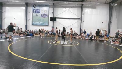 53 lbs Rr Rnd 7 - Gulianna Latshaw, PA West Black - W vs Winter West, Mat Demon - W