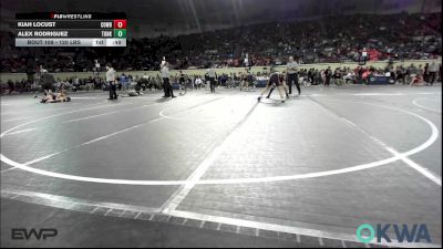 120 lbs Consolation - Kiah Locust, Cowboy Wrestling Club vs Alex Rodriguez, Tonkawa Takedown Club