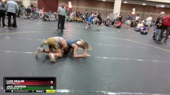 105 lbs Round 3 (4 Team) - Jack Johnson, Arlington WC vs Luke Mealer, Ohio Gold