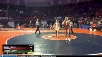 3 lbs Cons. Round 2 - Brady Phelps, Schaumburg vs Dominic Ducato, Algonquin (Jacobs)