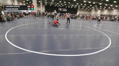 140 lbs 7th Place Match - Danan Nelson, Summit Wrestling Academy vs DeVonne Sesler, South Dakota