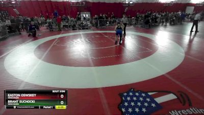 105 lbs Semifinal - Brant Suchocki, Wisconsin vs Easton Oswskey, Wisconsin