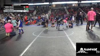 110 lbs Champ. Round 1 - Emma Edler, Turner vs Layla Heald, Silver Lake