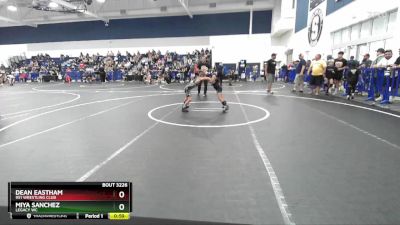 62 lbs Quarterfinal - Dean Eastham, 951 Wrestling Club vs Miya Sanchez, Legacy WC