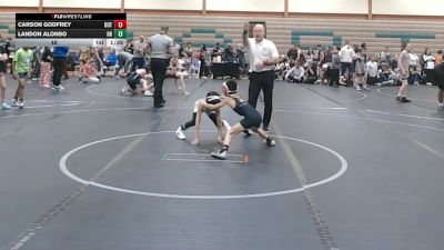 48 lbs Round 3 (8 Team) - Carson Godfrey, The Outsiders vs Landon Alonso, Headhunters