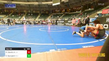 125 lbs Semifinal - Angel Cejudo Jr., Valiant Prep vs Gage Spurgeon, Sebolt Wrestling Academy