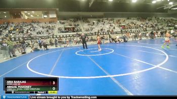 75 lbs 5th Place Match - Abigail Mahoney, COBRA ALL-STARS / Cobra Wrestling Systems LLC vs Aria Barajas, Moses Lake WC