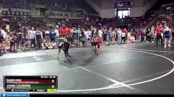 53-56 lbs Round 1 - David Moe, Sutherland Youth Wrestling Club vs Ayden Calderon, Bear Cave Wrestling Club