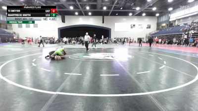 141 lbs Cons. Round 4 - Martrece Smith, Life NCWA vs Tj Meyer, Campbellsville (Ky.)