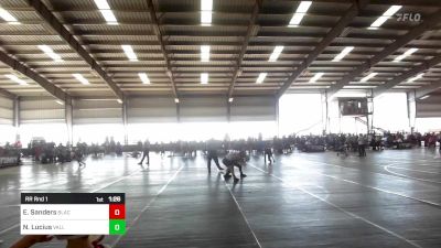 106 lbs Rr Rnd 1 - Elliott Sanders, BlackCat WC vs Nathaniel Lucius, Valley Bad Boys