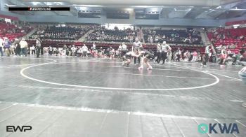 67 lbs Quarterfinal - Jerzey Charlton, Beggs Youth Wrestling Program vs Jett Bogart, Dark Cloud Wrestling Club