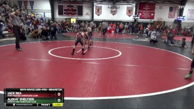 Quarterfinal - Jack Rea, Fort Madison Wrestling Club vs Alekay Smeltser, Keokuk Kids Wrestling Club