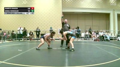 123 lbs Semifinal - Kamryn Mason, Lake Stevens WC vs Janali Gonzalez, The Wrestling Factory