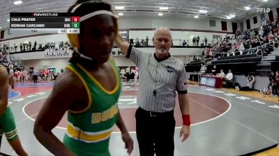 150 lbs Quarters & 1st Wb (16 Team) - Levi Wall, Social Circle vs Raphiel Wright, Dublin