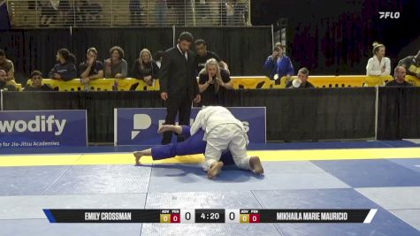 Mikhaila Marie Mauricio vs Emily Crossman 2026 Pan Jiu Jitsu IBJJF Championship
