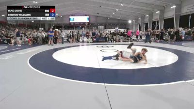 100 lbs Cons. Sub-quarters - Jake Davis, Maritime Wrestling Academy vs Benton Williams, New River WC
