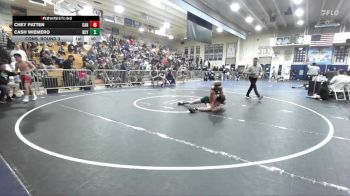144 lbs Cons. Round 3 - Cash Wiemero, Royal vs Chey Patten, Canyon