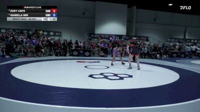68 kg Quarters - Zoey Lints, Curby 3 Style Wrestling Club vs Isabella Mir, Cardinal WC