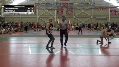 141 lbs Champ. Round 1 - Mason Medina, Worcester Polytechnic vs Ty Trickle, Trinity (CT)