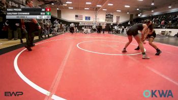 99-107 lbs Rr Rnd 4 - Kaili Prose, Jay Wrestling Club vs Aaliyah Coombes, Wyandotte Youth Wrestling