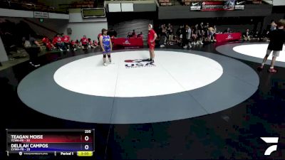 235 lbs Round 1 (16 Team) - Teagan Moise, TCWA-FR vs Delilah Campos, CVWA-FR