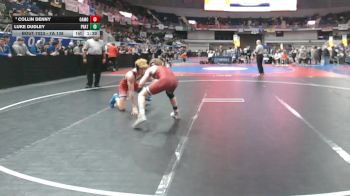 7A 138 lbs Champ. Round 1 - Collin Denny, Oak Mountain vs Luke Dudley, Prattville