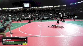 75 lbs Quarterfinal - Jagger LeJeune, OCGA vs Isaac Kruse, ARC3