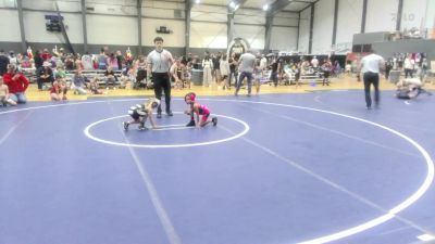 46 lbs Rr Rnd 1 - Bella Baskerville, Victory Wrestling-Central WA vs Lenex Gibson, Legacy Elite