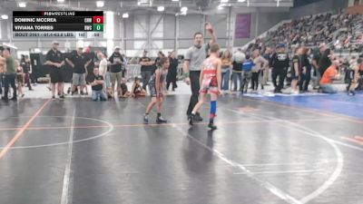 64-64.4 lbs Champ. Round 3 - Viviana Torres, Belgrade Wrestling Club vs Dominic McCrea, Colville Hawks WC