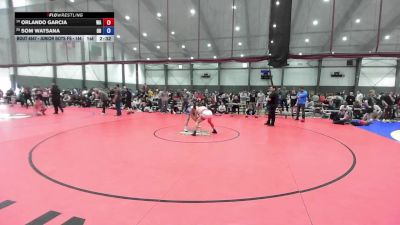 Junior Boys FS - 144 lbs Cons. Round 3 - Orlando Garcia, WA vs Som Watsana, OR