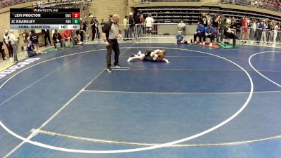 75 lbs Cons. Quarters - JC Kearsley, Fremont Wrestling Club vs Levi Proctor, Delta Wrestling Club