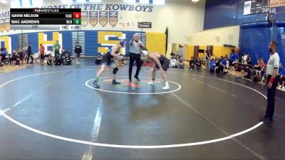 175 lbs Semifinals (8 Team) - Gavin Nelson, Hagerty vs Mac Andrews, Wellington Community Hs