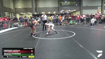 110 lbs Champ. Round 1 - Santiago Castillo, South Central Punishers vs Bradley Doornbos, Council Grove