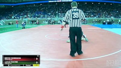 D2-132 lbs Quarterfinal - Bryce Morrison, Hamilton HS vs Lucas Racine, Chelsea HS