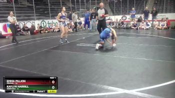 W 117 lbs Round 1 (4 Team) - Emma Pillion, Indiana vs Kaylyn Harrill, Nebraska