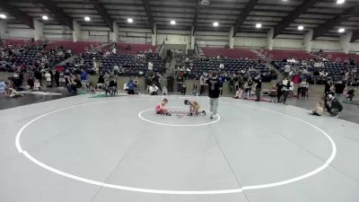 56 lbs Cons. Round 3 - Bridger Sessions, Uintah Wrestling vs Asher Bolt, Cougar Wrestling Club