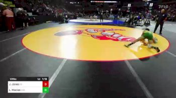 120 lbs Round Of 16 - Jacob Jones, Rancho Bernardo (SD) vs Leo Macias, Kingsburg (CS)