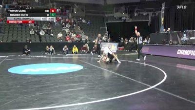 157 lbs Cons. Round 3 - Holden Huhn, Gannon vs Owen Cline, Colorado Mesa